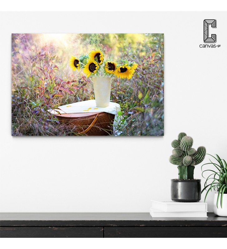Πίνακας Σε Καμβά Sunflowers