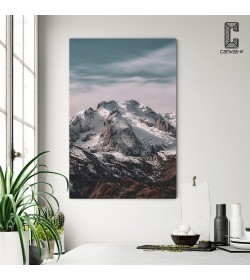 Πίνακας σε καμβά Συννεφιασμένο Βουνό