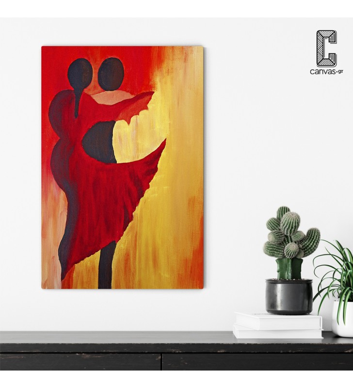 Πίνακας σε καμβά Dancing Couple Art